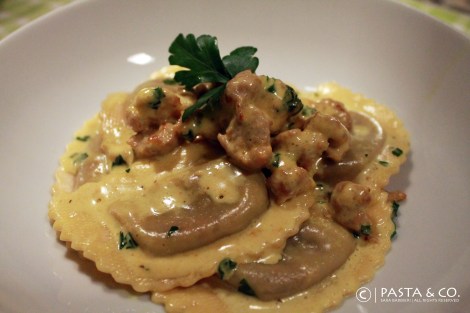 MushroomMezzalune_Salsiccia&CreamySaffron