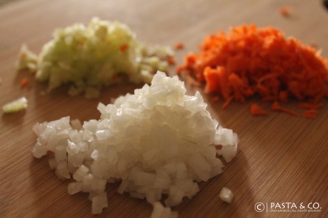Soffritto Veggies | Onion, Celery and Carrot