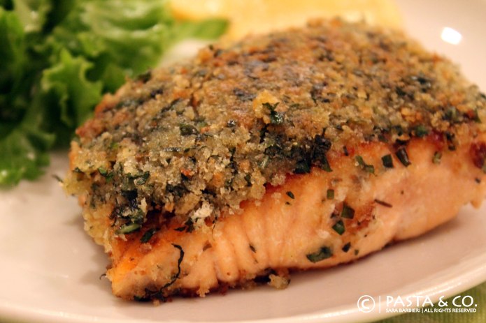 Herb Crusted Verlasso Salmon_Closeup